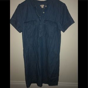 J. Crew Denim Tencel Dress